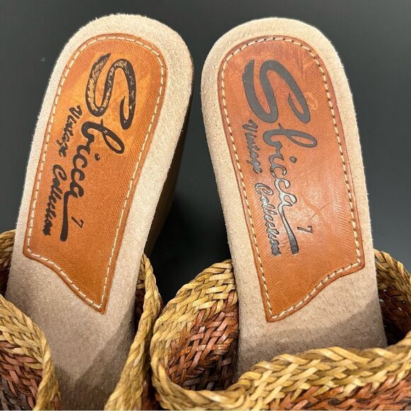 Sbicca Vintage Collection Woven Braided Platform Wedge Sandal 7 - Picture 10 of 11